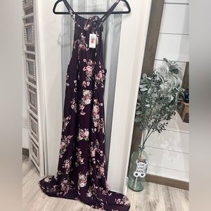 Torrid purple floral dress- new with tags-never worn!